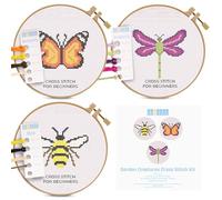 Kraftex Cross Stitch Garden Creatures