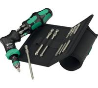 Wera 051536 Kraftform Kompakt Pistol RA-R 2 Ratchet Bit Screwdriver x13 Pcs