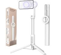 KraftGeek Magnetic Selfie Stick Tripod for iPhone, 64” Phone Tripod for Magsafe, Travel Phone Stand with Remote for iPhone 16 Pro Max