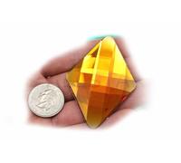 KraftGenius Allstarco 67x48mm Huge Self Adhesive Diamond Jewels - 1 Piece (Orange Hyacinth H125)