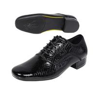 Kraftpaid Lace Up Men's Ballroom Dance Shoes,Men Black Ballroom Dance Shoes,Soft Bottom Low Heel Breathable,Wear-Resistant,for Jazz,Hip Hop,Outdoor,Walking,Sport
