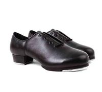 Kraftpaid Tap Dance Shoes,tap Shoes,Low Heel PU Tap Shoes,Tic Toe Tap Shoe Dance,Patent Leather Tap Shoe,Tap Shoes With Lace-up Soles,Balance,Wear-Resistant,for Women And Men's Dancing Jazz Tap