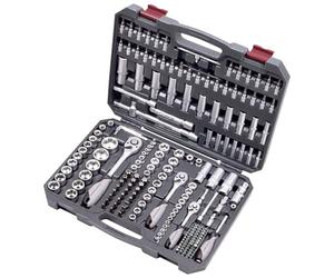 Kraftwerk 204.104.800 Socket Spanner Set 1/4 Inch + 3/8 Inch + 1/2 Inch