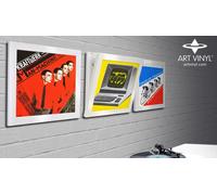 Kraftwerk Vinyl Album Art - Play & Display White - LP FlipFrame - 3 Pack