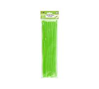 Krafty Kids Chenille Stems (40 Pack), 6mm by 12", Lime Green