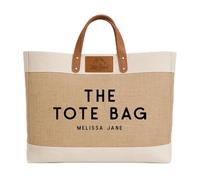 KRAFTYGIFTS Large Beach Tote Bag - The Beach Bag - Personalised Womens Holiday Handbag - Vacation Carry Shopper - Weekend Bag - LT06