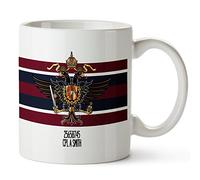 KRAFTYGIFTS Personalised 1st The Queen's Dragoon Guards Mug - Add Name Gift MM01