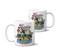 KRAFTYGIFTS Personalised Burnley Mug Nostalgia Football Fan Cup Retro Vintage Tea Coffee Fathers Day Gift for Him NFM14