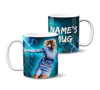 KRAFTYGIFTS Personalised Chloe Kelly Womens Football Mug Manchester Cup Legend Player Tea Coffee Girls Birthday Gift for Her NLM60