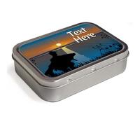 KRAFTYGIFTS Personalised Fishing 2oz Tobacco Tin| Bait | Baccy Storage | Pill Box | Cigarette Rolling Stash Can Birthday Gift KSU9