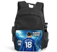 KRAFTYGIFTS Personalised Jack Grealish Football Backpack Legend Player Everton Boys School Bag Childrens Nursery Kids Rucksack Gift LU12