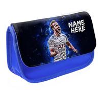 KRAFTYGIFTS Personalised Kane Pencil Case Football Legend Tottenham School Pen Bag Footballer Boys Stationary Gift NLP04