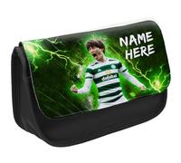 KRAFTYGIFTS Personalised Kyogo Pencil Case Football Legend Glasgow School Pen Bag Boys Footballer Stationary Gift NLP40