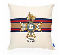 KRAFTYGIFTS Personalised Light Dragoons Guards Cushion Cover Pillow | British Army | Military Gift MC15