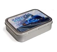 KRAFTYGIFTS Personalised Mallard Steam Train 2oz Tobacco Tin | Baccy Storage | Pill Box | Cigarette Rolling Stash Can MS01