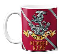 KRAFTYGIFTS Personalised Military Mug Duke of Wellington's Regiment Cup Army Badge Veteran Poppy Gift TRM07