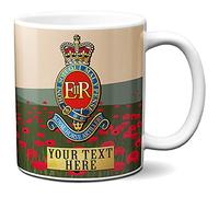 KRAFTYGIFTS Personalised Military Mug Royal Horse Artillery Corps Cup Army Badge Veteran Poppy Gift VPM92