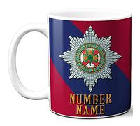KRAFTYGIFTS Personalised Military Mug The Irish Guards Cup British Army Badge Veteran Poppy Gift TRM28