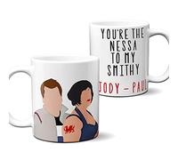 KRAFTYGIFTS Personalised Nessa Smithy Mug Funny Valentines Day Cup Gift Gavin & Stacey Style (Nessa To My Smithy KVM09)