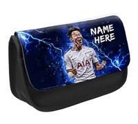 KRAFTYGIFTS Personalised Son Heung-min Pencil Case Football Legend Tottenham School Pen Bag Boys Footballer Stationary Gift NLP25