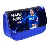 KRAFTYGIFTS Personalised Tavernier Pencil Case Football Legend Glasgow School Pen Bag Footballer Boys Stationary Gift NLP44