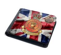 KRAFTYGIFTS Personalised Veteran Wallet Army Catering Corps Bi Fold Coin Card Holder British Military Remembrance Union Jack Official Army Dad Grandad Birthday Fathers Day Gift MUW04