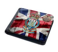 KRAFTYGIFTS Personalised Veteran Wallet Royal Army Ordnance Corps Bi Fold Coin Card Holder British Military Remembrance Union Jack Official Army Dad Grandad Birthday Fathers Day Gift MUW26
