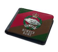 KRAFTYGIFTS Personalised Veteran Wallet The Royal Tank Regiment Bi Fold Coin Card Holder British Military Remembrance Official Army Dad Grandad Birthday Fathers Day Gift TRW106