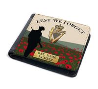 KRAFTYGIFTS Personalised Veteran Wallet Ulster Defence Regiment Bi Fold Coin Card Holder British Military Remembrance Official Army Dad Grandad Birthday Fathers Day Gift VPW66