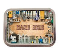 KRAFTYGIFTS Personalised Worlds Best Carpenter St351 2oz Tobacco Tin | Baccy Storage | Pill Box | Cigarette Rolling Stash Can