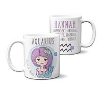 KRAFTYGIFTS Personalised Zodiac Mug Star Sign Cup Horoscope Gift (Aquarius ZM01)
