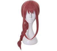 Kraja Makima Chainsaw Man Cosplay Wig Halloween Party Red (Chainsaw Man Makima)