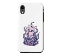 Kraken Attack Ship Tentacles Ocean Monster Nautical Case for iPhone XR