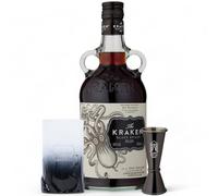 Kraken Black Spiced Rum Gift 70cl - Includes Branded Glass & Jigger
