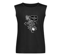 Kraken Black Spiced Rum Mens Black Sleeveless T-Shirt Graphic Tee Printed Unisex Vest Tank Tops Shirt M