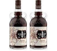 Kraken Black Spiced Rum Roast Coffee 70 cl (Pack of 2)