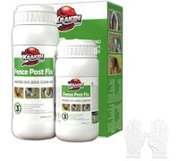 Kraken Bond Fence Post Mix | Concrete Alternative and Replacement for Fence - Deck - Mailbox - Anchor | Fast and Strong Expanding Composite Footing Compound | 1 Post Setting Kit