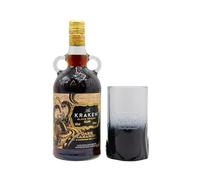 Kraken - Dark Caramel & Cornish Sea Salt Black Spiced - Rum 70cl 40% ABV (Includes Branded Glass)