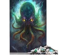 Kraken Mystical Puzzle 1000 Piece Adult Jigsaw Puzzle Puzzle for Adults And Teenager Jigsaw Puzzles for Adults Educational Game Challenge Toy 1000pcs (75x50cm)