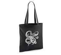 Kraken Octopus Nautical Cotton Shopper Bag Reusable Eco Tote | 10 litres | 42 x 38 cm | open top | 67cm straps | printed to order in the UK