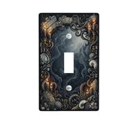 Kraken Octopus Runic Nautical Art Gothic Toggle Switch Plate