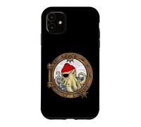 Kraken Octopus Sailor s Traditional Retro s Porthole Tattoo Case for iPhone 11