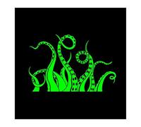 Kraken Octopus Tentacles Car Stickers Windshields Decorative Vinyl Decal Accessories(Green,40cm)