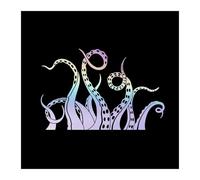 Kraken Octopus Tentacles Car Stickers Windshields Decorative Vinyl Decal Accessories(Rainbow,50cm)