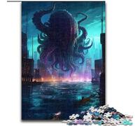 Kraken Rising Jigsaw Puzzle 1000 Pieces Jigsaw Puzzles for Adults for Teenagers & Teens, Ideal Birthday size 50x75cm