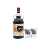 Kraken - Roast Coffee Black Spiced - Rum 70cl 40% ABV (Includes Shot Glasses)