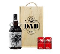 Kraken Spiced Rum Dad Gift Set with Coca-Cola - 35cl