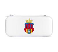 Krakow Coat of Arms Carrying Case Compatible with Switch Hard Travel Storage Bag with 15 Game Card Slots