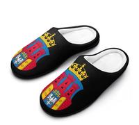 Krakow Coat Of Arms Women's Slippers Cotton Warm House Shoes with Rubber Anti-Slip Sole Slip On for Home Outdoor 11-12（42-43）