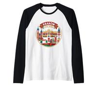 Krakow Poland Travel Souvenir City Gift Raglan Baseball Tee